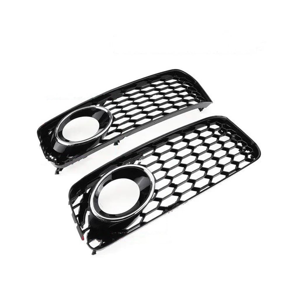 Auto-Frontgitter Auto Front Stoßstange Nebel Licht Lampe Kühlergrill Grill Abdeckung Für A5 S-Line S5 B8 RS5 2008 2009 2010-2012 Mesh Hex Gitter Auto-Frontgrill(1 UK) von AUGUST SNOW