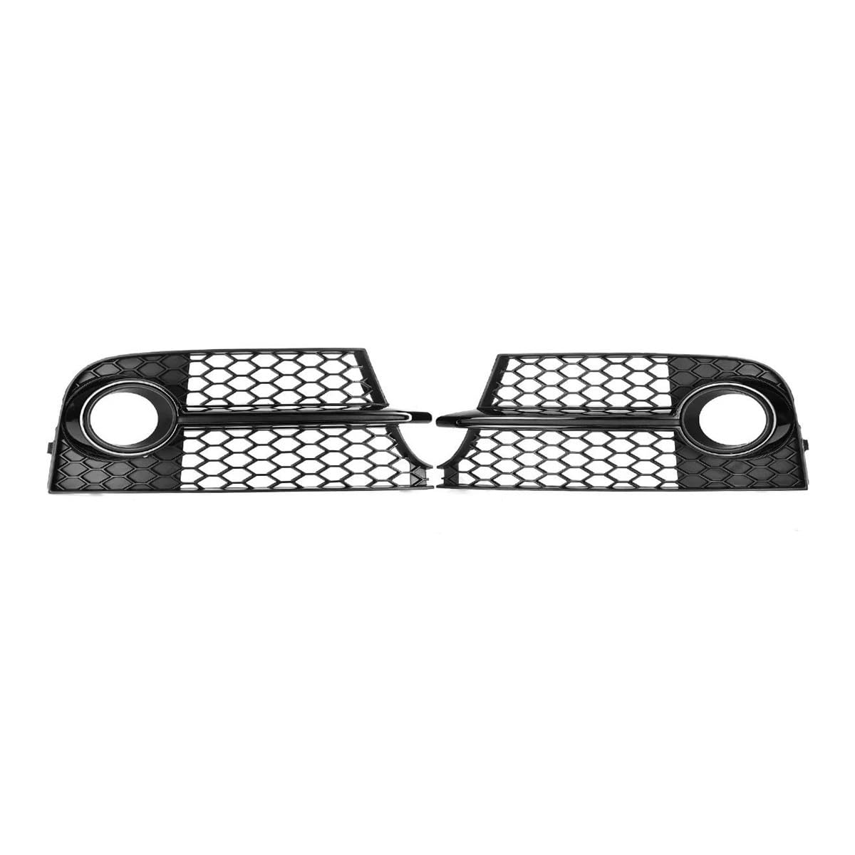 Auto-Frontgitter Auto Frontgrill Grille Abdeckung Mesh Grill Für TT MK2 Für S-LINE Für TTS 2011-2014 8J0807681KT94 Nebel Licht Kühlergrill Abdeckung Auto-Frontgrill(09) von AUGUST SNOW