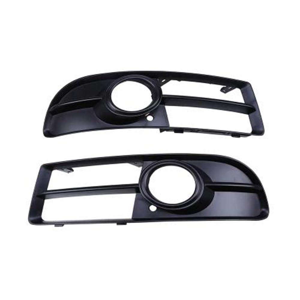 Auto-Frontgitter Auto Frontschürze Untere Gitter Nebel Licht Abdeckungen Für S4 B7 Limousine Quattro 2005 2006 2007 2008 2009 Schwarz Loch Grills Auto-Frontgrill(1 Pair) von AUGUST SNOW