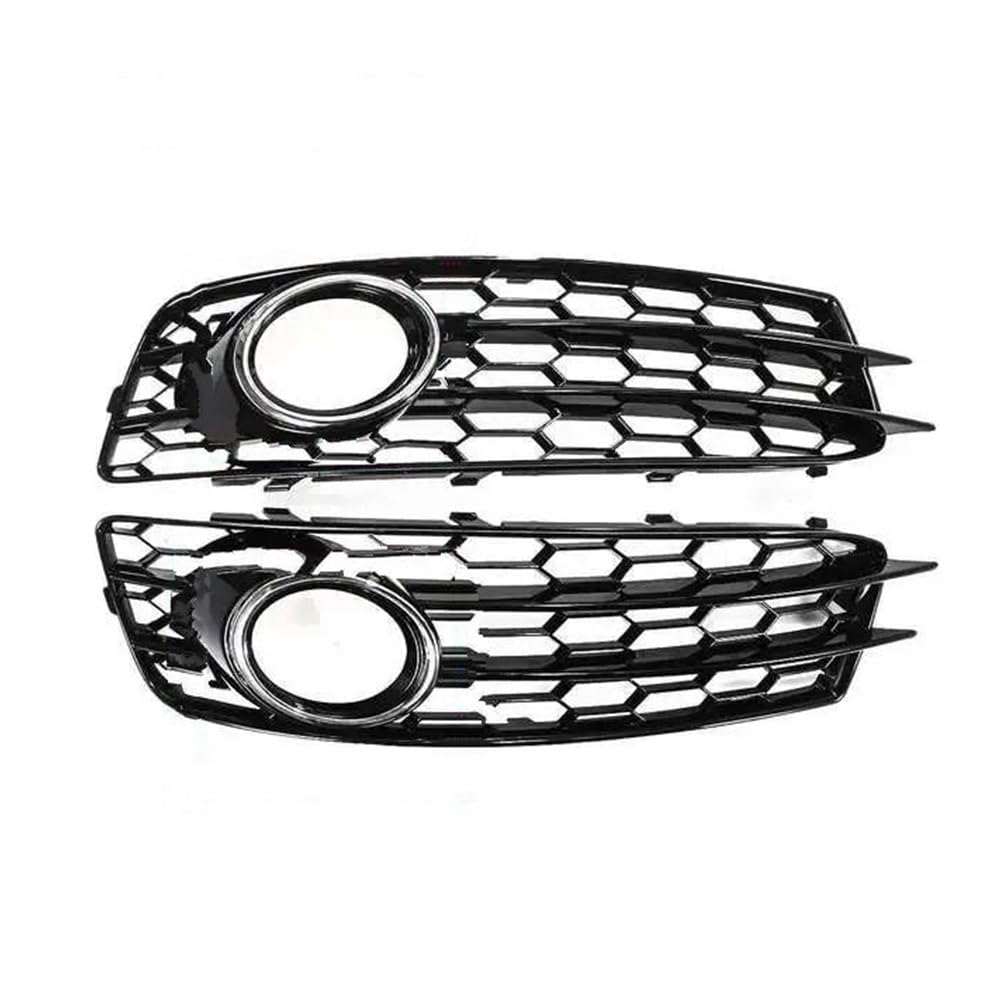 Auto-Frontgitter Auto Nebel Licht Lünette Abdeckung Front Stoßstange Lampe Grill Für A3 8P S-Linie 2009-2012 Waben Grille 8P0807682 8P0807681 Körper Kit Auto-Frontgrill(09) von AUGUST SNOW