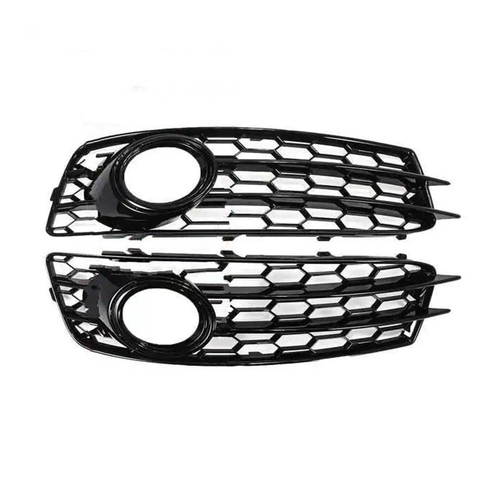 Auto-Frontgitter Auto Nebel Licht Lünette Abdeckung Front Stoßstange Lampe Grill Für A3 8P S-Linie 2009-2012 Waben Grille 8P0807682 8P0807681 Körper Kit Auto-Frontgrill(1 UK) von AUGUST SNOW