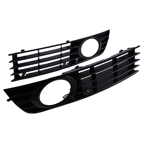 Auto-Frontgitter Auto Nebelscheinwerfer Grills Abdeckung Front Lower Bumper Grille Styling Für A4 Limousine 1,8 L L4 3,0 L V6 2002 2003 2004 Außen Teile Auto-Frontgrill(1 Pair) von AUGUST SNOW