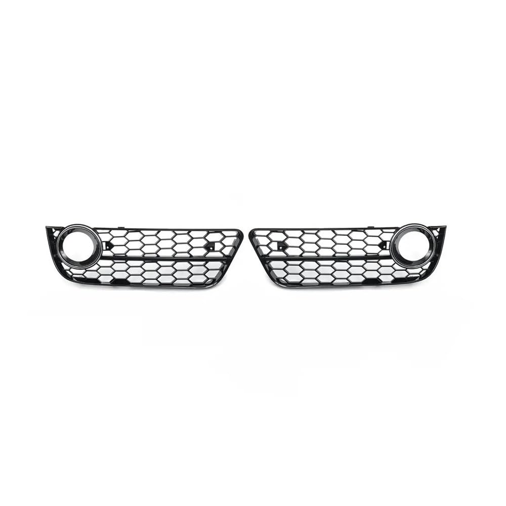 Auto-Frontgitter Mesh Hex Für A5 Coupe/Sportback 2008-2011 Für Cabriolet 2010-2011 Auto Front Stoßstange Nebel Licht Lampe Kühlergrill Grill Abdeckung Auto-Frontgrill(Chrome) von AUGUST SNOW