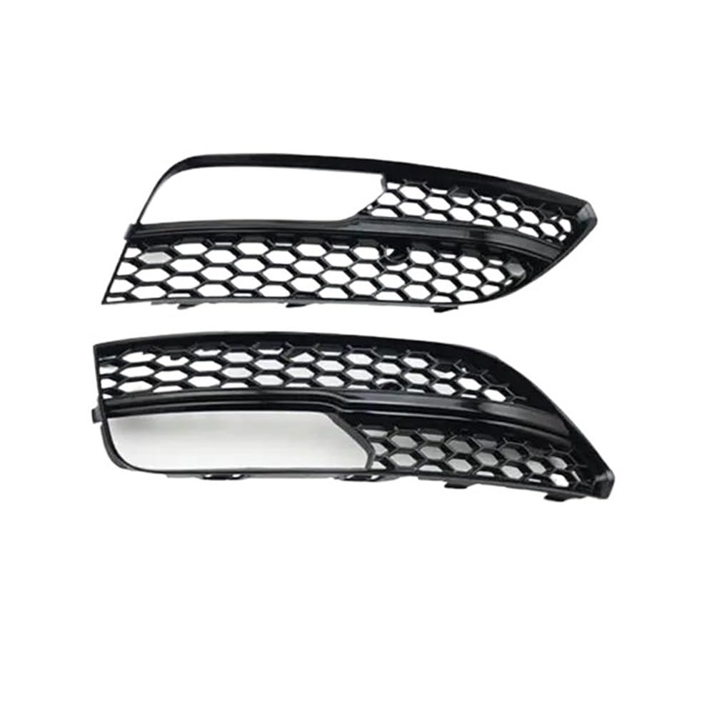 Auto-Frontgitter Vorne Sport Nebelscheinwerfer Abdeckung Nebelscheinwerfer Grill Für A3 Standard 2014-2016 Auto Styling Auto-Frontgrill(Zwart) von AUGUST SNOW