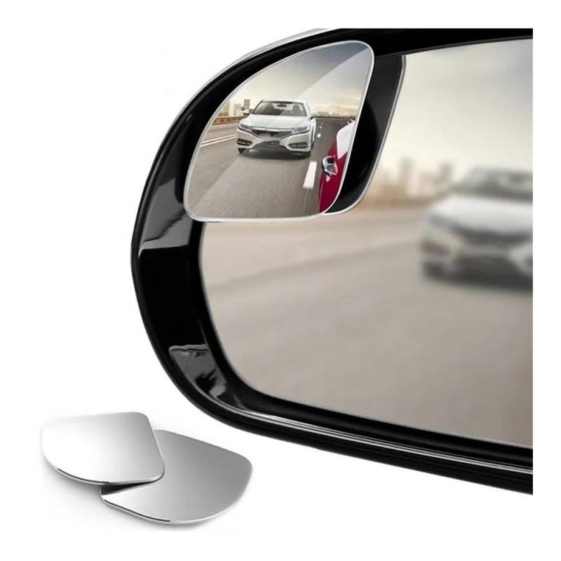 Auto-Toter-Winkel-Spiegel 2 Pcs Auto Blind Spot Spiegel Rahmenlos Einstellbar Für Trax Für Sonic Für Cruze Für Malibu Für Tahoe Für Impala Toter-Winkel-Spiegel Blind Spot Spiegel von AUGUST SNOW