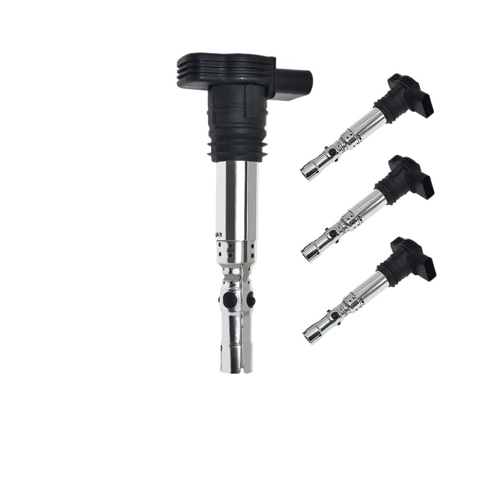 Blockzündspule 1/4PCS Zündspulen Für Käfer Für Golf Für Jetta Für Passat Für A4 TT 1,8 L OEM 06B905715R UF411 06B905115J 06B905115L 06B905115M(M) von AUGUST SNOW