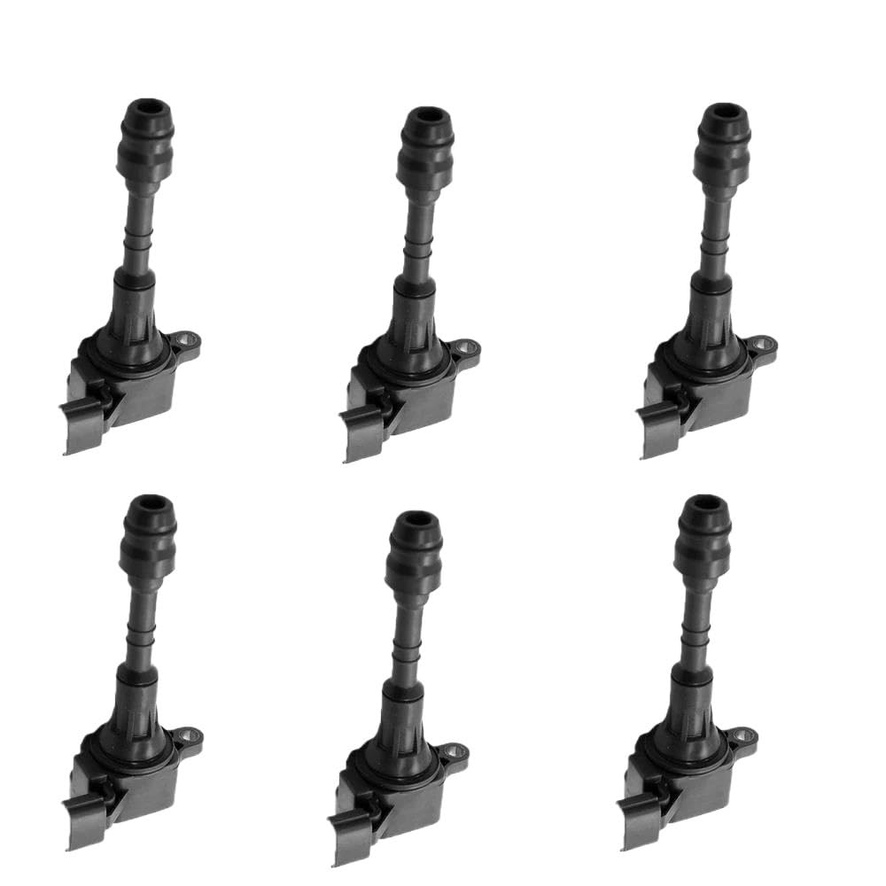 Blockzündspule Zündspule 2/4/6/8 PCS Für I35 QX4 Für Nissann Für Frontier Für Xterra Für Altimaa Für Pathfinder 22448-8J115 22448-8J11C(6 PCS) von AUGUST SNOW