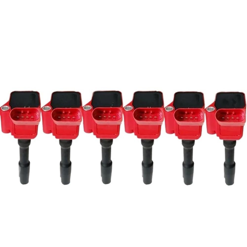 Blockzündspule Zündspulenstecker Für A6 C8 3.0 A7 A8 Q7 Q8 S4 S5 S6 S7 RS3 RS4 RS5 Für Touareg CR7 Für Turbo EA888 EA839 EA855(6pcs) von AUGUST SNOW