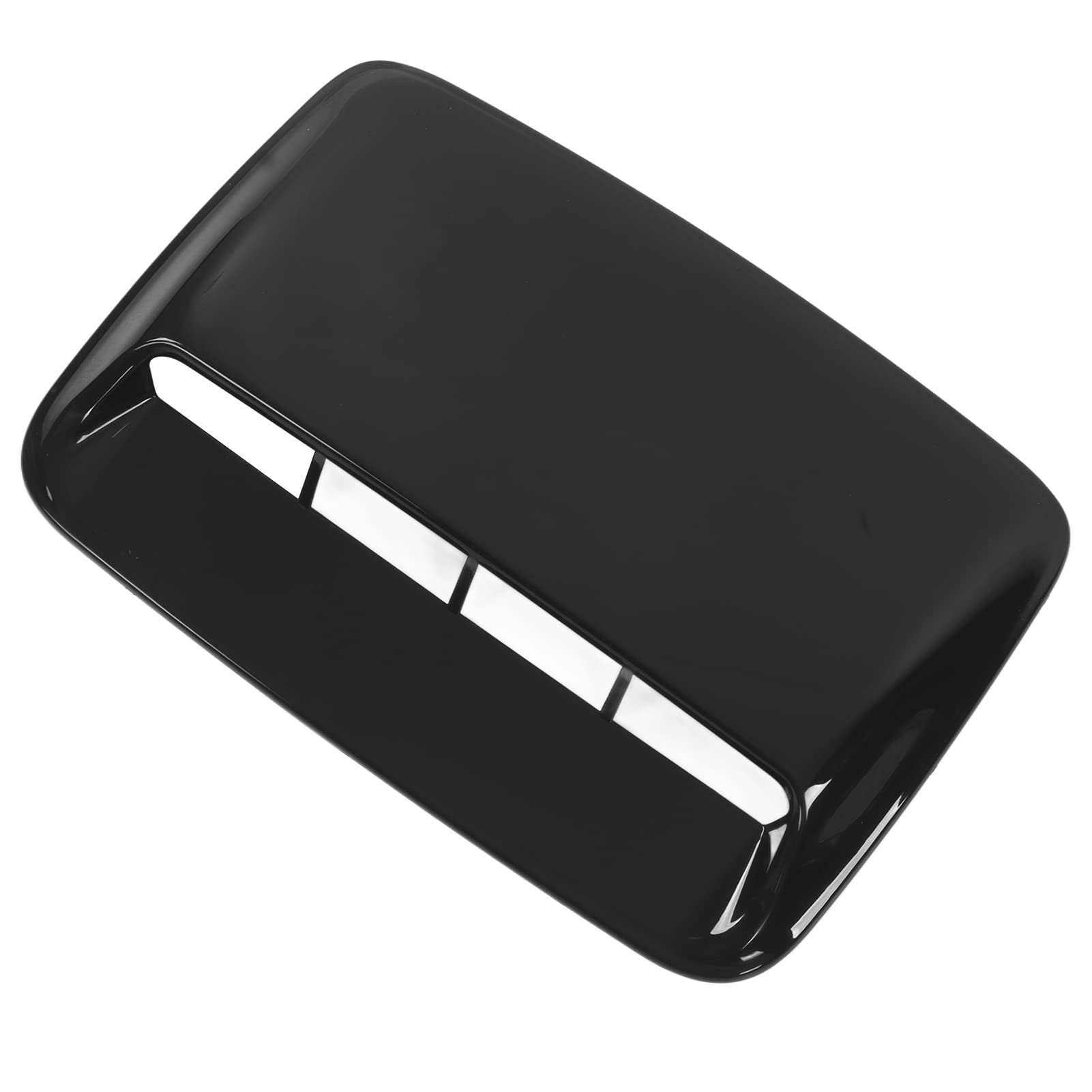 Hauben-Lufthutzen-Abdeckung, einzigartige schwarz glänzende Motorhauben-Luftauslass-Zierleiste Universal für Automodifikation von AUHX