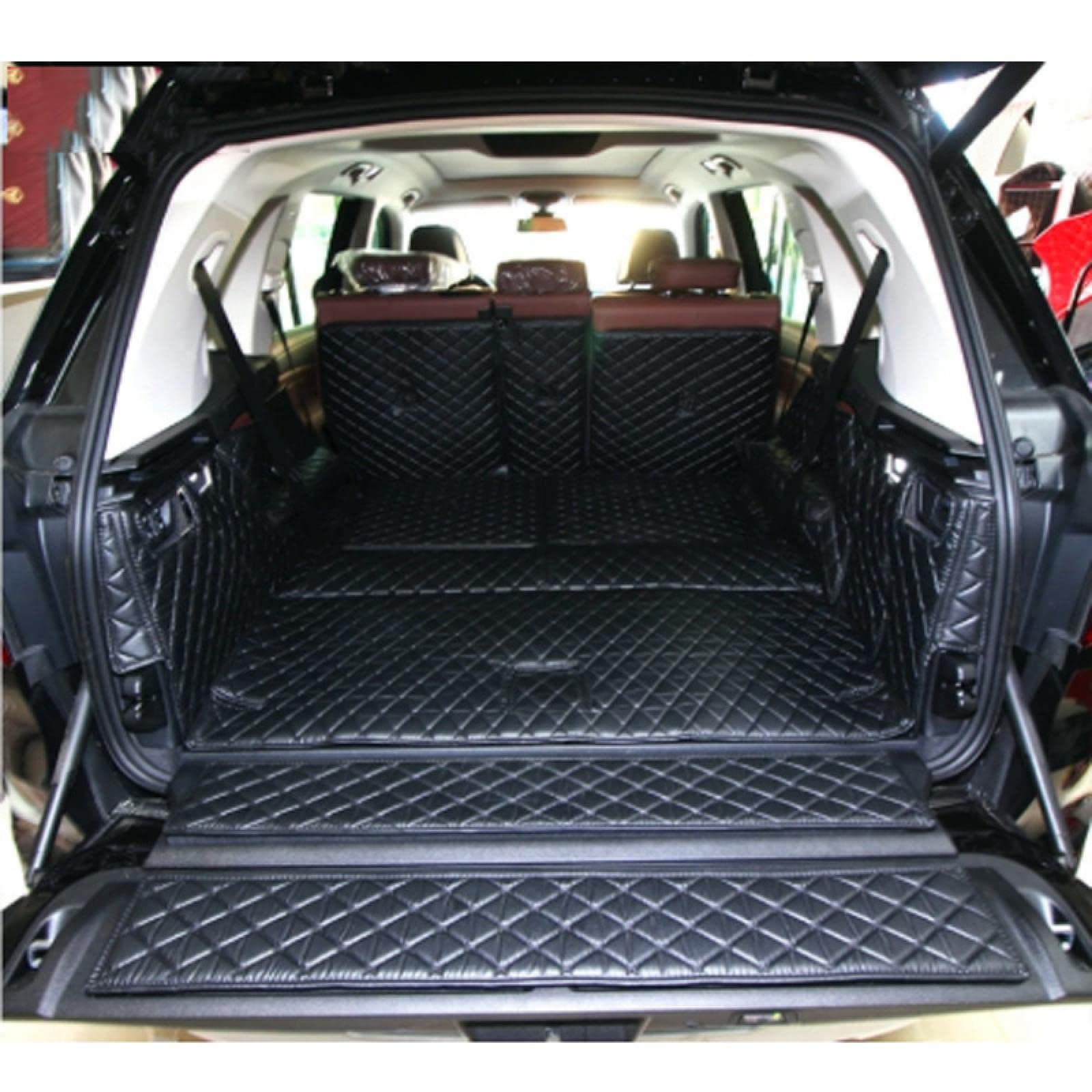 Kofferraummatte Für BMW X7 2022 G07 6 7 Sitze wasserdichte Cargo Liner Kofferraumteppiche Styling Kofferraummatten von AUJAN