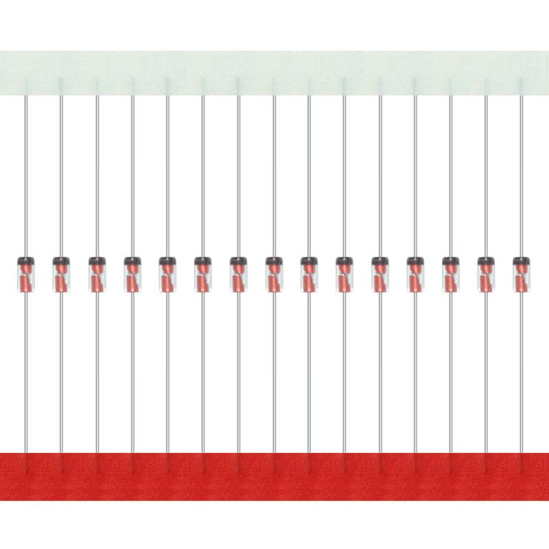 AUKENIEN 1N34A IN34 Germanium Diode 50mA 65V DO-35 Germaniumdioden Axiale Dioden (Packung mit 30 Stück) von AUKENIEN