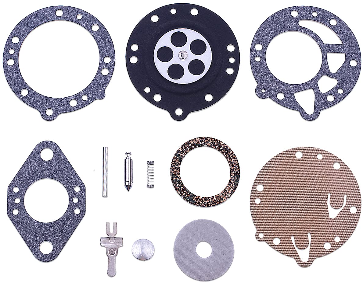 Membranen und Dichtungen Kit für STIHL 08S 070 090 TS350 TS360, AUMEL Vergaser Reparatursatz Zama RB42 Ersatzteile Kompatibel mit Zama LA-S6 S7 S8 S9 Serie Vergaser von AUMEL