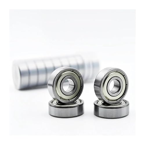 10-100pcs 608 ZZ 2RS 625 626 627 628 606 607 609 2Z DDU Bearings High Performance Roller Skate Skateboard Wheel Bearing AUOQKQUT(607 ZZ Normal,100Pcs) von AUOQKQUT