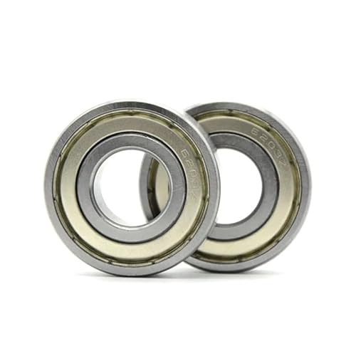 10PCS ABEC-5 608 6200 6201 6202 6203 6204 6205 6206 6207 6208 ZZ 2RS Metal seal High deep groove ball bearing 12x32x10mm AUOQKQUT(ZZ,6200 10X30X9MM_ABEC 3) von AUOQKQUT