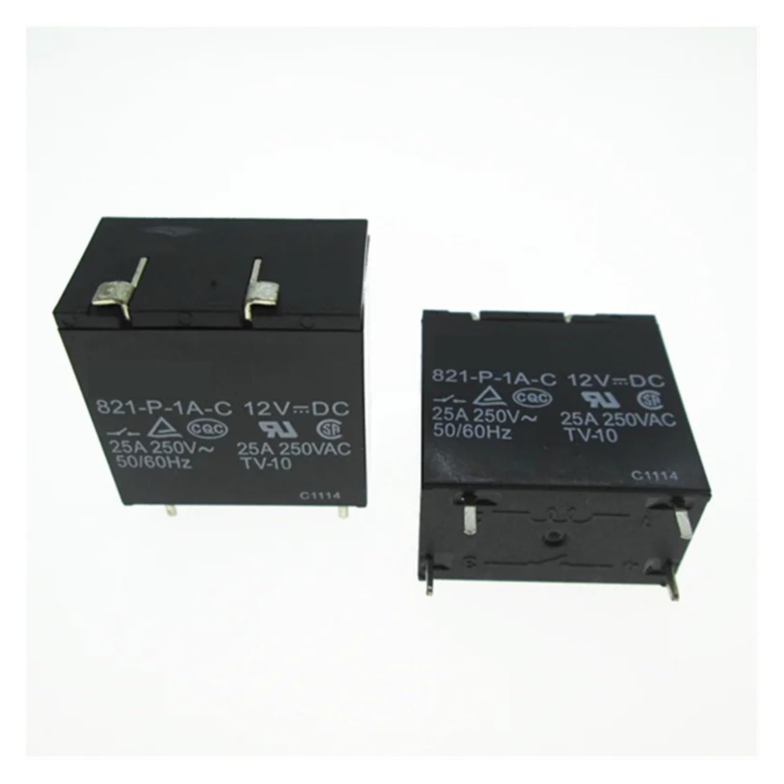 10PCS relay 821-P-1A-C 12VDC 821-P-1A-C-12VDC 821P1AC 12VDC 12V DIP4 AUOQKQUT von AUOQKQUT