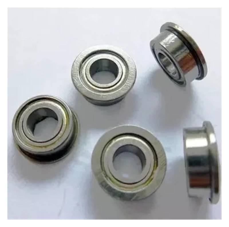 10Pcs F695 F695ZZ Shielded Model Flange Bearing 5 x 13 x 4mm AUOQKQUT von AUOQKQUT