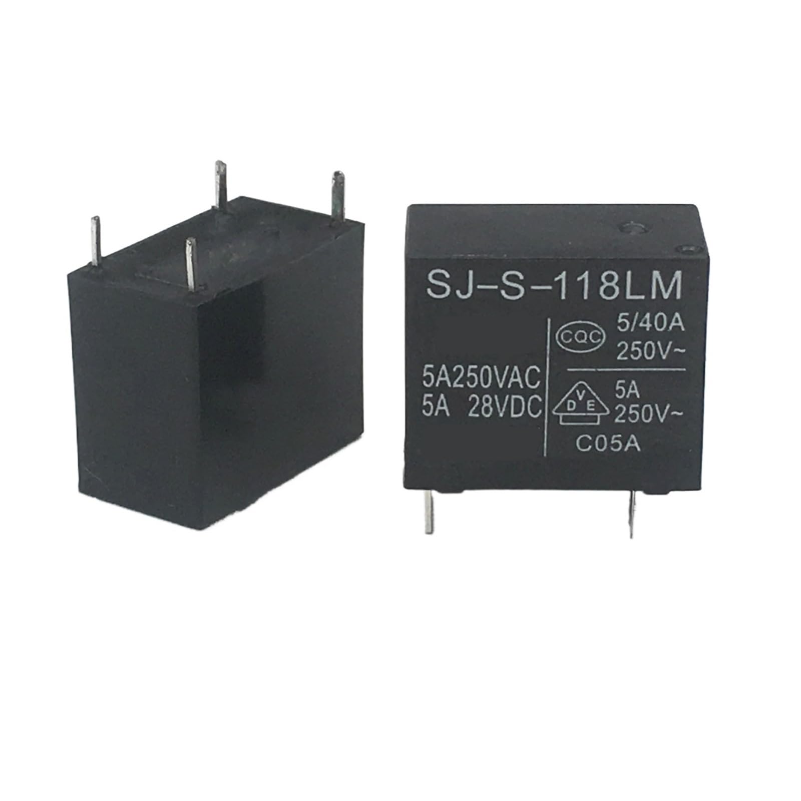 10pcs/lot Relay SJ-S-105LM 5V SJ-S-109LM 9V SJ-S-112LM 12V SJ-S-124LM 24VDC SJ-S-112LM-12VDC SJ S 112LM 4PINS 3A AUOQKQUT(SJ S 112LM 12VDC) von AUOQKQUT