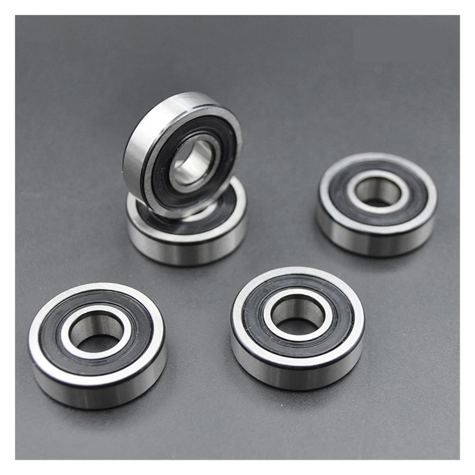 10pcs 100pcs 608 606 607 609 625 626 627 628 2RS DDU Bearings Bore 5mm 6mm 7mm 8mm 9mm Roller Skate Skateboard Wheel Bearing AUOQKQUT(606 2RS Premium,100Pcs) von AUOQKQUT