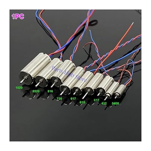 1PC DC 3V-3.7V Coreless electronic starter 0408,412,612,615,617.716,720,816,8520,1020 High Speed RC Drone DIY Aircraft AUOQKQUT(1020 B) von AUOQKQUT