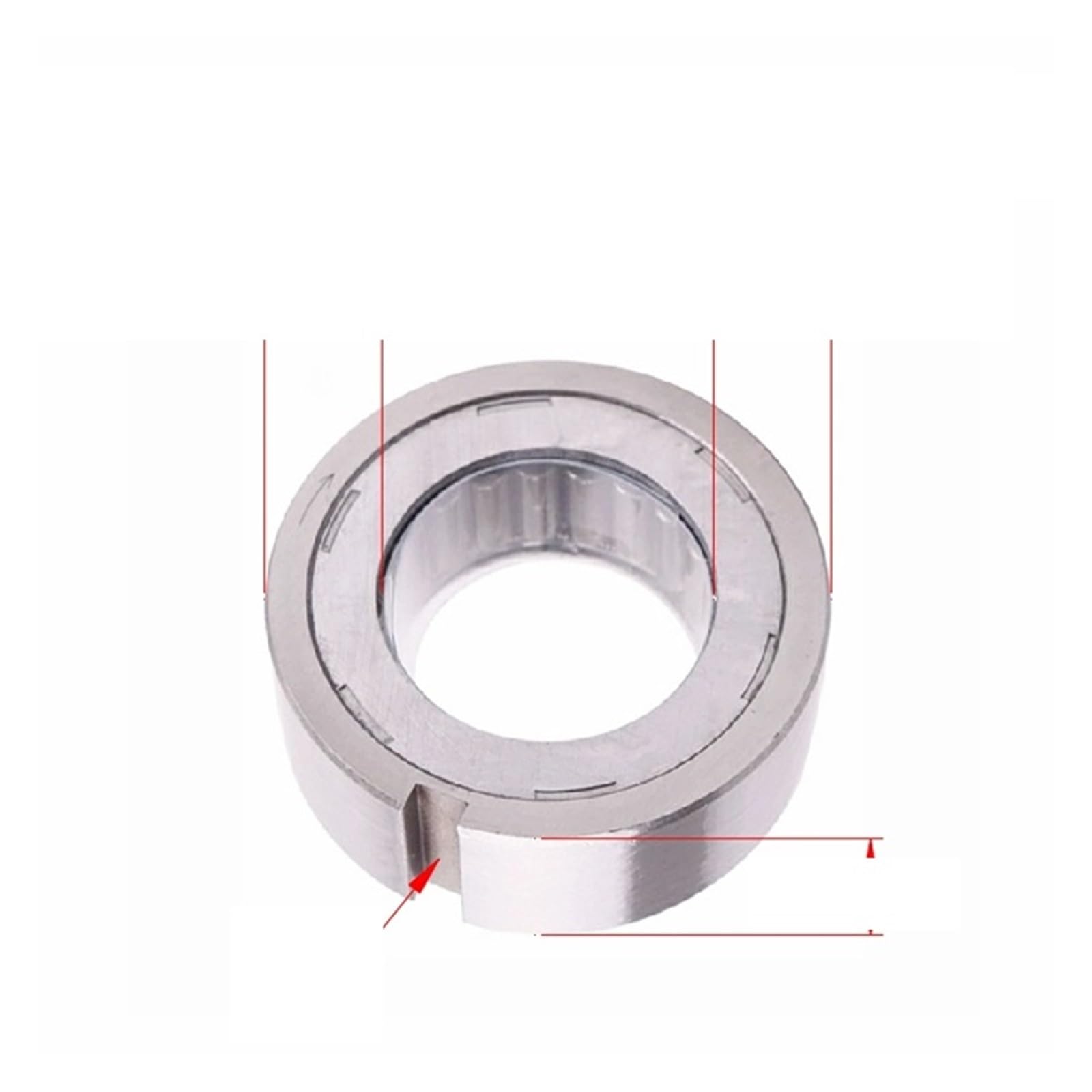 1PCS B214 Axle Diameter 79.356 Outer Diameter 125MM Thickness 42mm Cam Clutch Needle Roller One-way Bearing with Keyway AUOQKQUT von AUOQKQUT