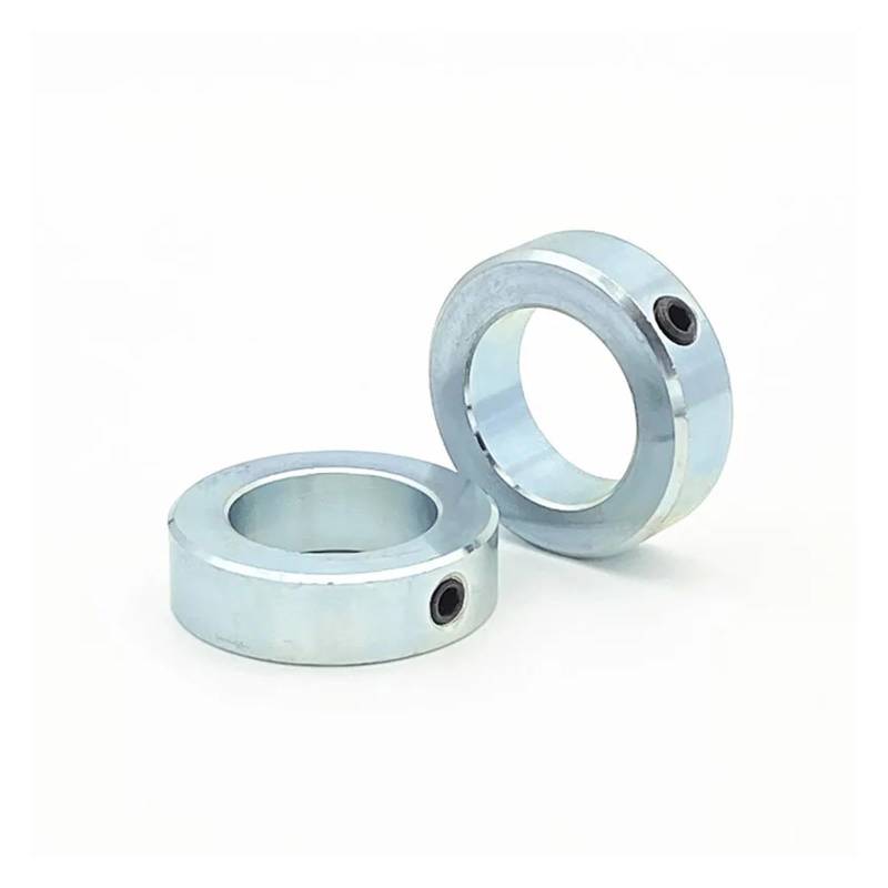 1pcs Carbon Steel Shaft Collars Fixing Ring Screwed Retaining Ring Locating Ring Fastener Throat Clamp Thrust Ring AUOQKQUT(13-22-12mm M6) von AUOQKQUT