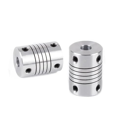 1pcs D12L18 Aluminum Alloy Elastic Printer Winding Coupling Encoder 2mm 4mm 5mm 6mm AUOQKQUT(2x3) von AUOQKQUT