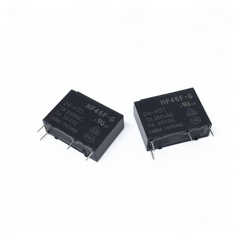 20PCS Relay HF46F-G-5-HS1 HF46F-G-12-HS1 HF46F-G-24-HS1 HF46F G 12 HS1 HF46F-G-12-HS1T HF46F-G-24-HS1T 4PIN 5V 12V AUOQKQUT(HF46F-G-05-HS1T) von AUOQKQUT