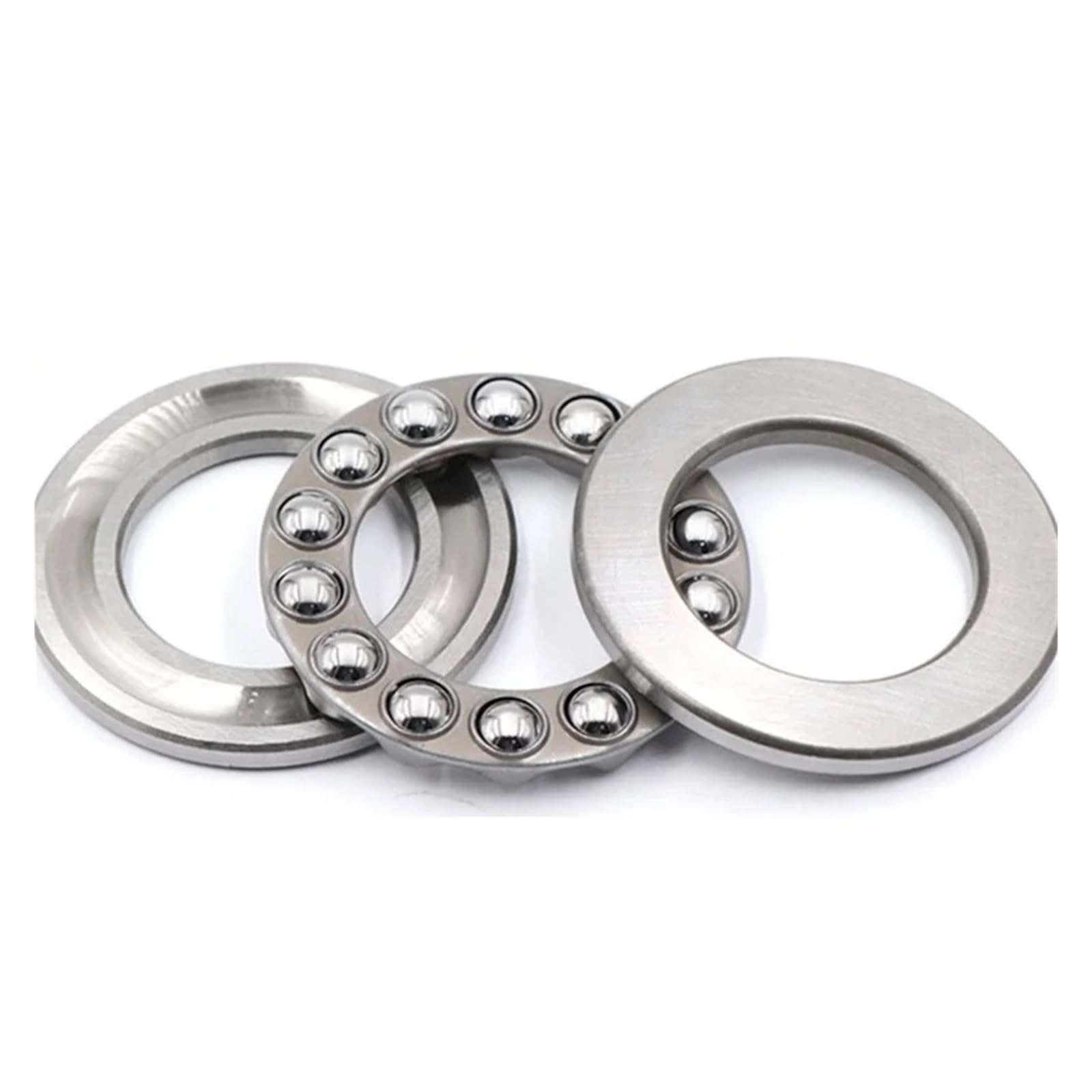 2pcs Plane Thrust Ball Bearing 51200 10x24x9mm 51201mm 12x26x9mm 51202 15x28x9 51203mm 17x30x9mm + 2 Washers AUOQKQUT(51102 15x28x9mm) von AUOQKQUT