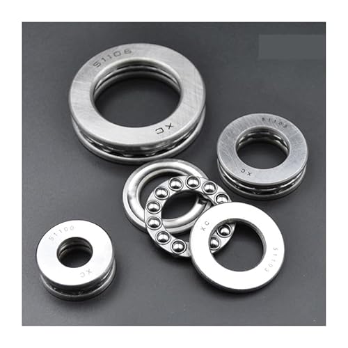 2pcs plane thrust bearing 51100 51101 51102 51103 51104 51105 51106 51107 51108 51109 51110 Axial Ball Bearings AUOQKQUT(51100 10x24x9mm) von AUOQKQUT