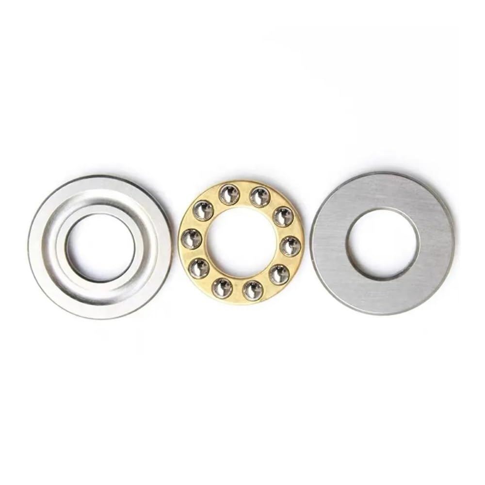 5PCS F2-6M F3-8M F5-10M F6-12M F8-16M F10-18M F12-21M F12-23M 3-in-1 Plane Axial Ball Thrust Bearing AUOQKQUT(F10-17m 10x17x5mm) von AUOQKQUT