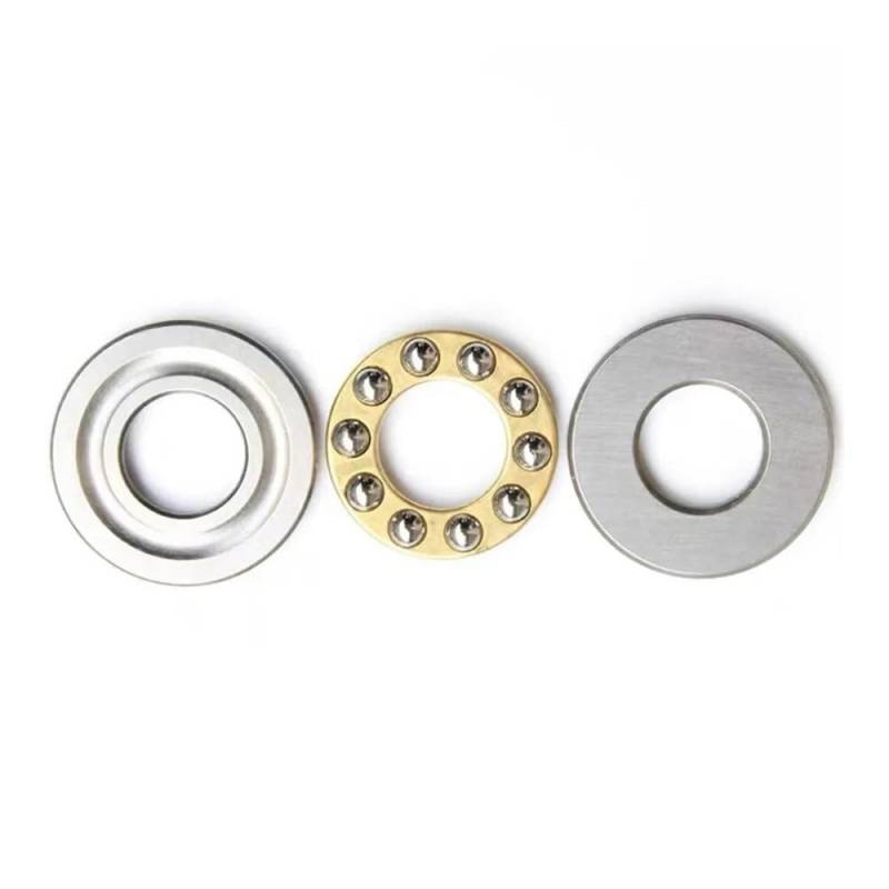 5PCS F2-6M F3-8M F5-10M F6-12M F8-16M F10-18M F12-21M F12-23M 3-in-1 Plane Axial Ball Thrust Bearing AUOQKQUT(F6-11m 6x11x4.5mm) von AUOQKQUT