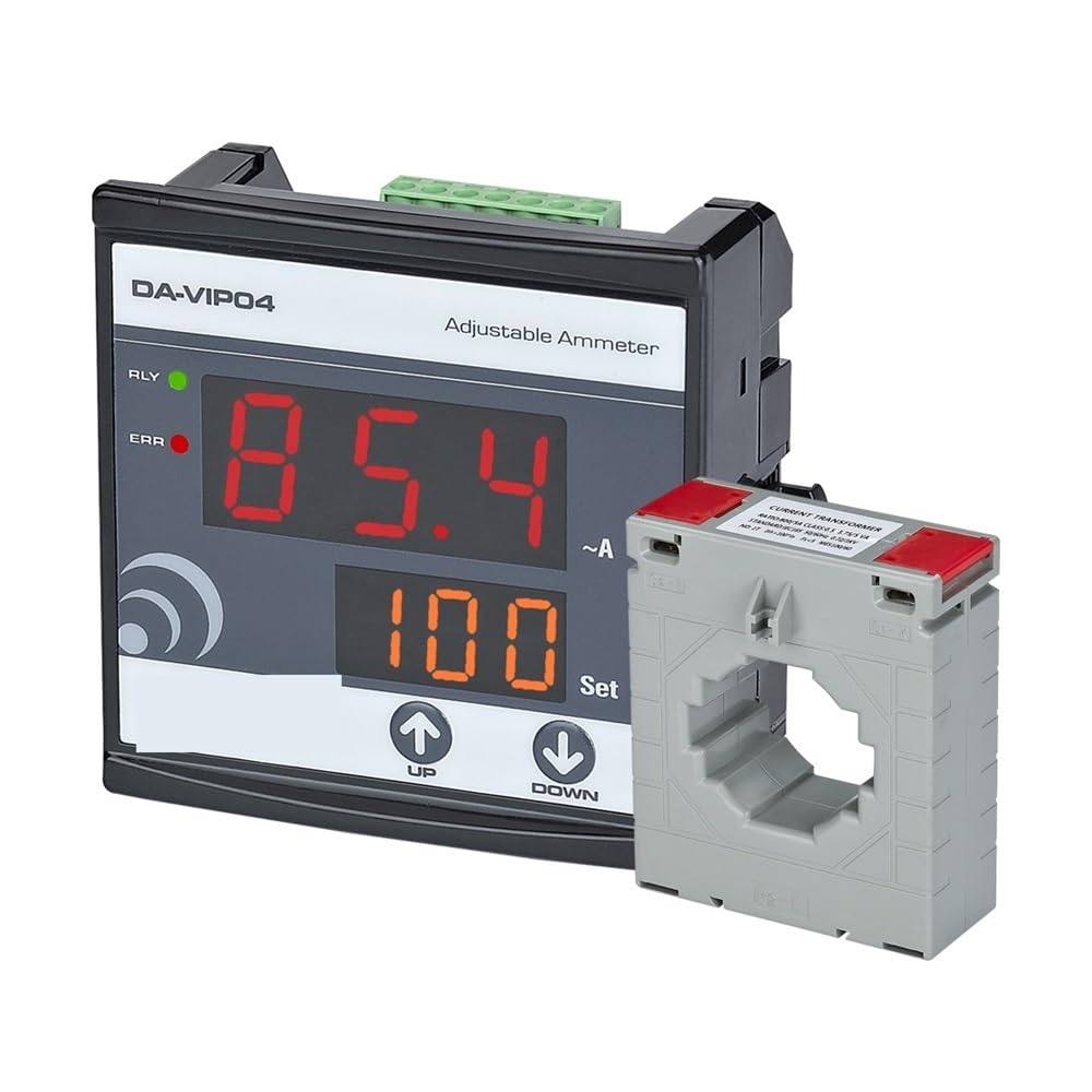 Elektronisches Zubehör DA-VIP04 Digital Adjustable Overcurrent Ammeter(0.1-999A)(With Alarm)(CT 800A) von AUOQKQUT