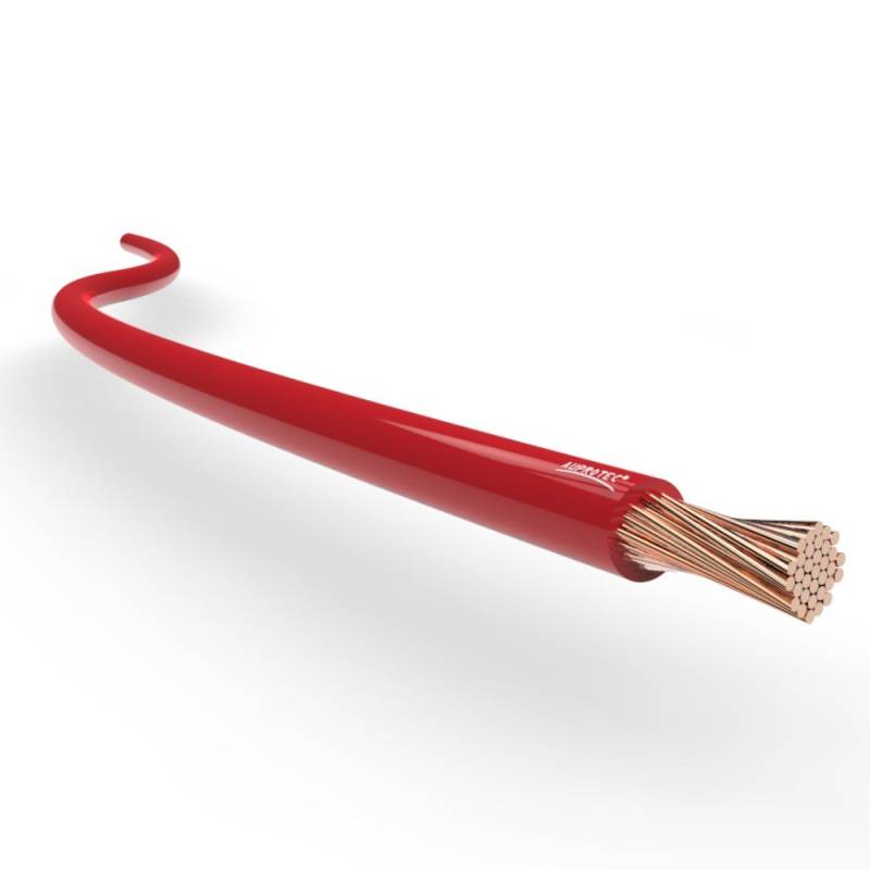 AUPROTEC Fahrzeugleitung 0,50 mm² FLRY Fahrzeugkabel: 10m 0.50 mm² rot von AUPROTEC