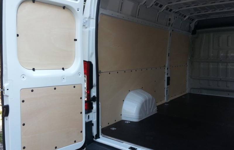 Laderaumverkleidung komplett - Seitenverkleidung Jumper Boxer Ducato L1 2006> von AUPROTEC