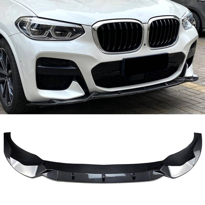 3 x Frontstoßstangen-Spoilerlippe Kit für BMW X3 G01 X4 G02 M Sport 18-21 von AUSMILA