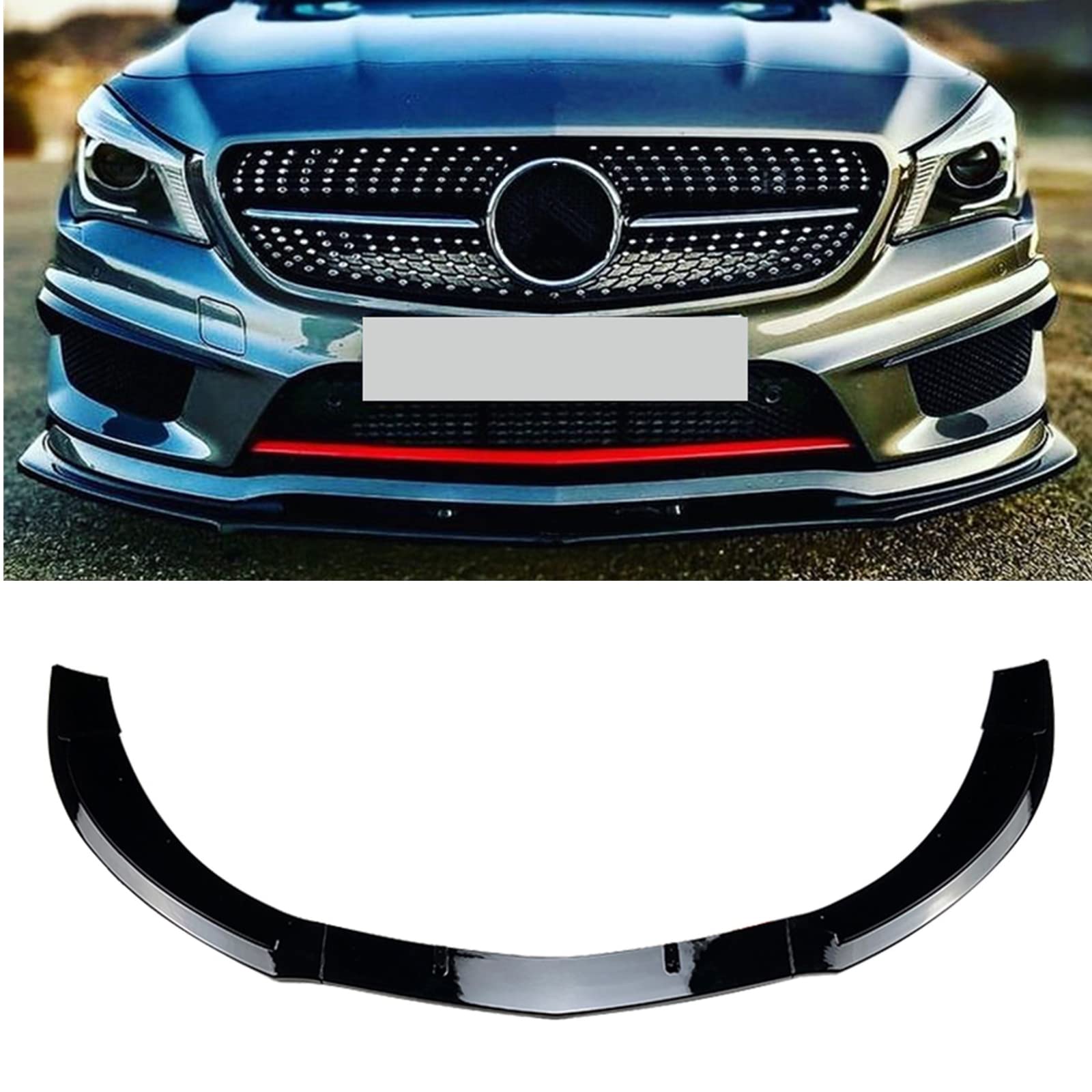 Auto Frontstoßstange Spoiler Lippe für Benz C117 CLA200 CLA45 AMG 2013-15 von AUSMILA