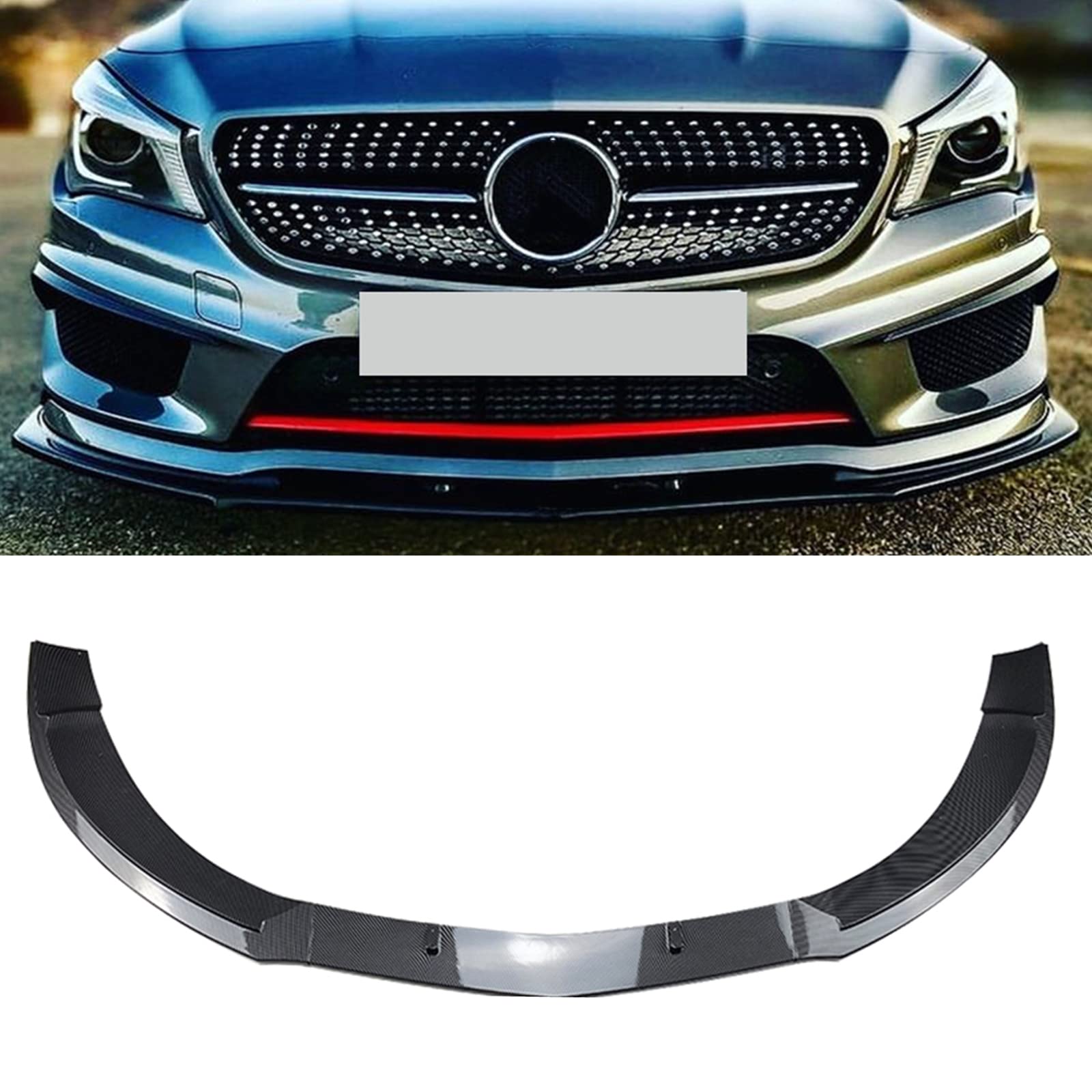 Auto Frontstoßstange Spoiler Lippe für Benz C117 CLA200 CLA45 AMG 2013-15 von AUSMILA