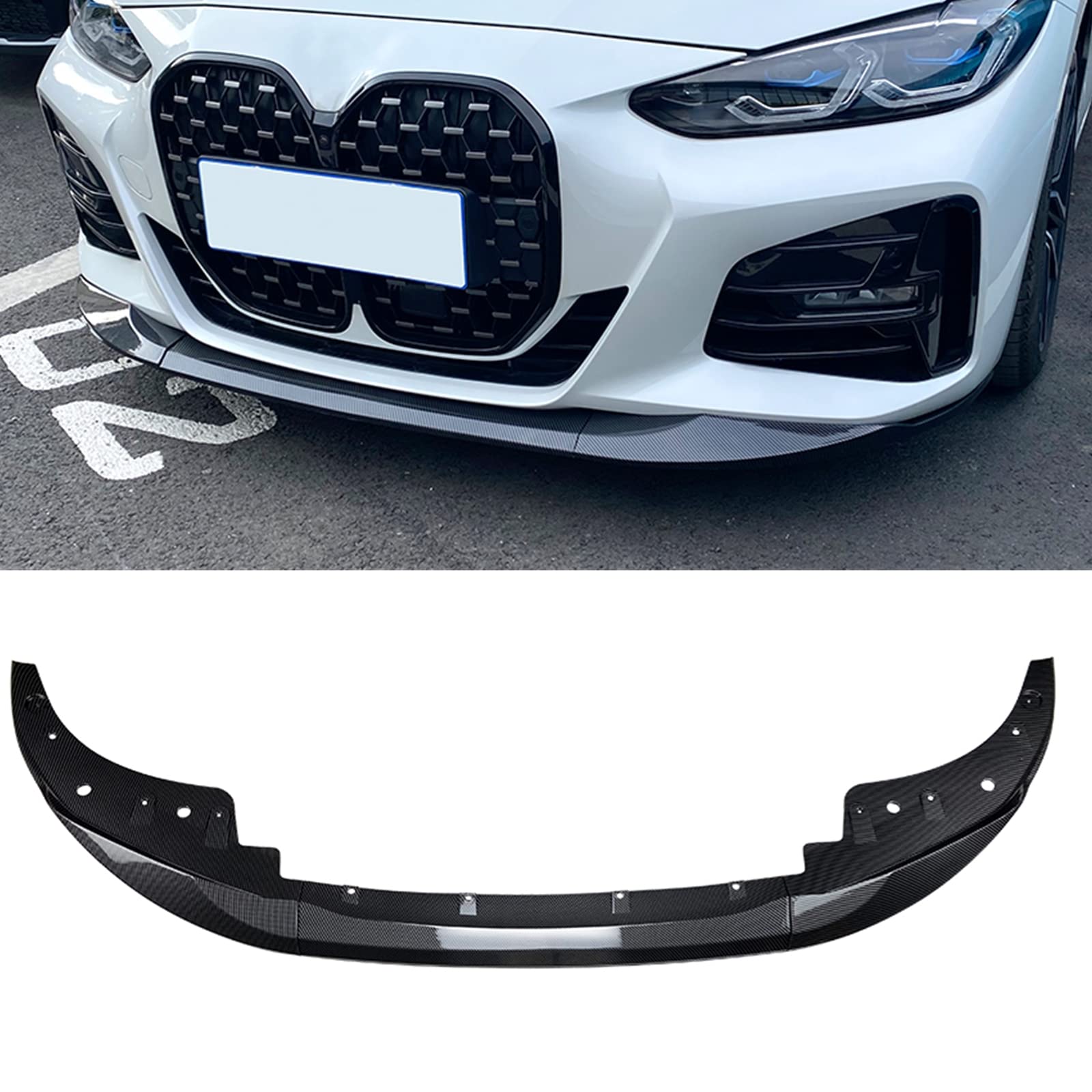 Auto Frontstoßstange Spoiler Splitter Lippe Für BMW G22 G24 G26 2020-2024 von AUSMILA