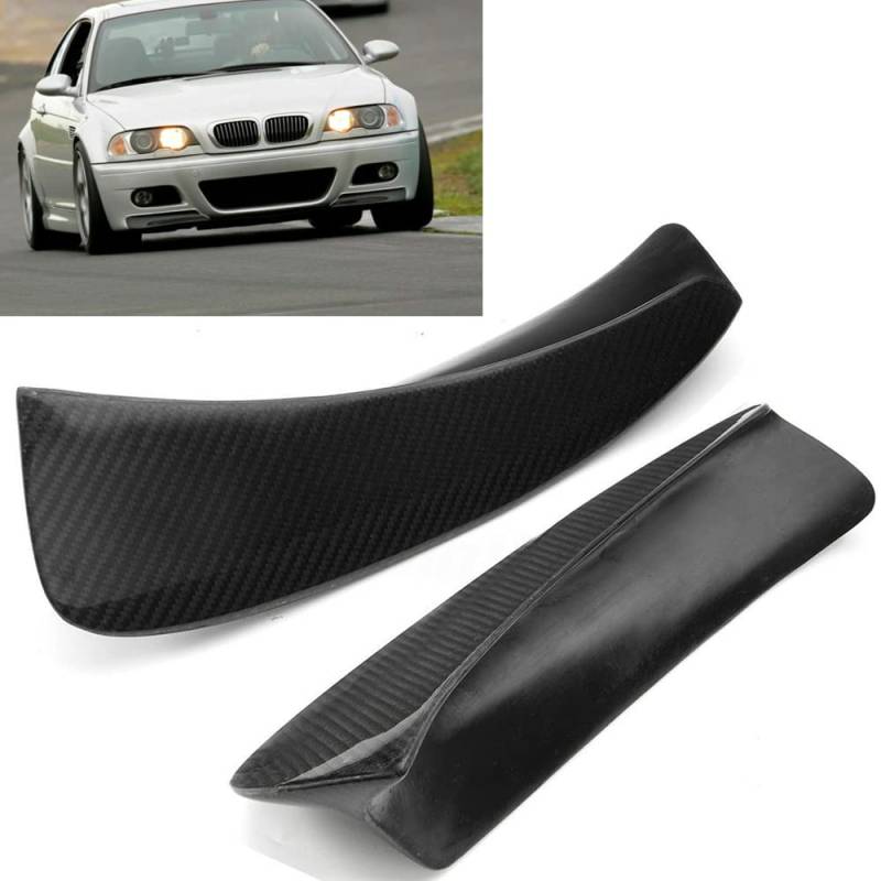 Car Racing Kohlefaser Frontspoiler Stoßstange Lippe Spoiler für BMW E46 M3 1999-2006 von AUSMILA