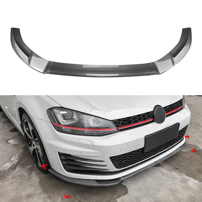 Frontspoilerlippe Kit für VW Golf 7 MK7 GTI Rline 2013-2016 2014 15 von AUSMILA