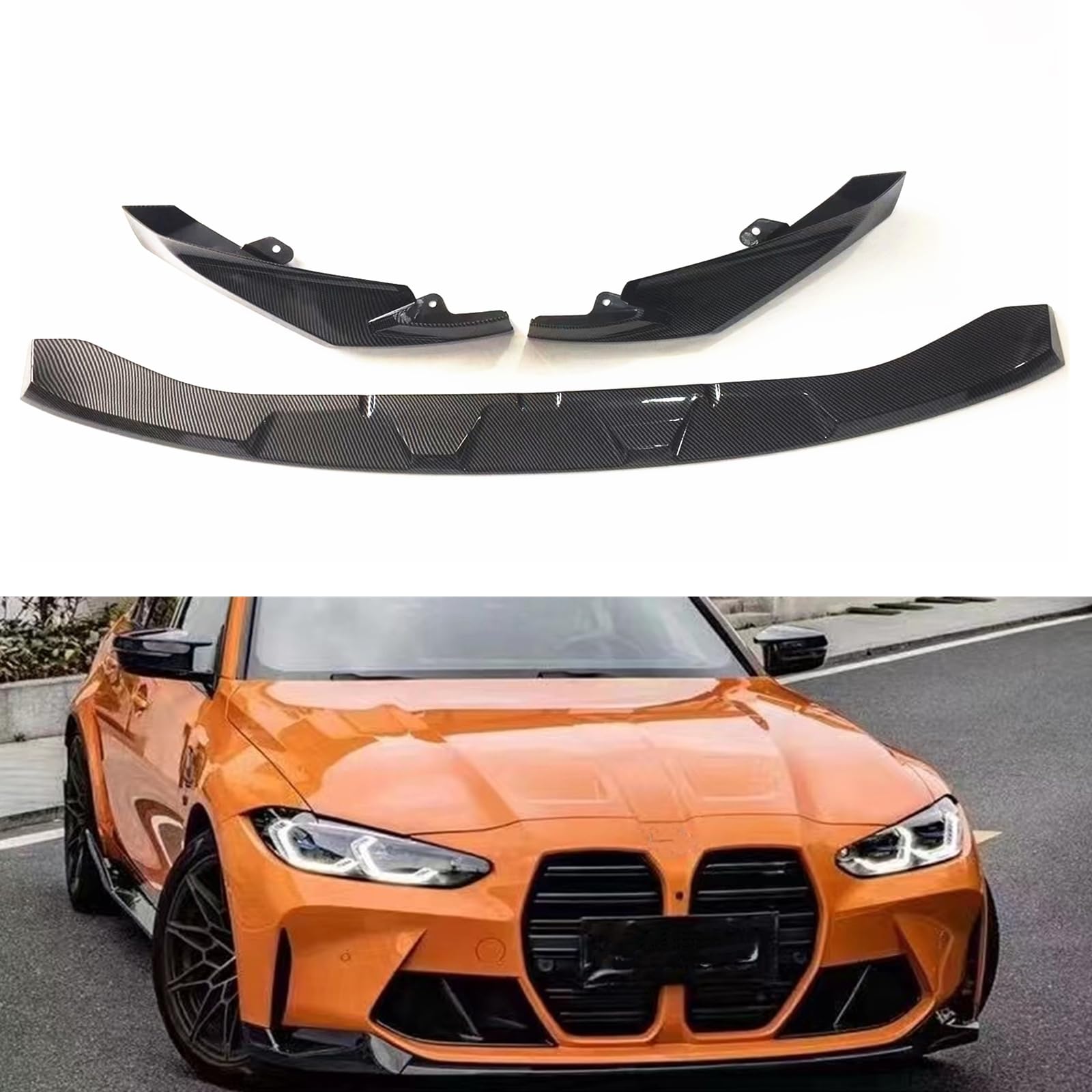 Frontstoßstange Spoiler Splitter Lippe für BMW G80 M3 G82 M4 2021-2024 von AUSMILA