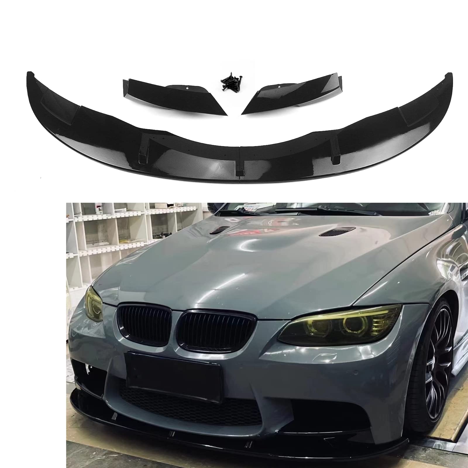 Frontstoßstangen-Spoiler-Splitter-Lippenverkleidung für BMW E90 E92 M3 2007-2013 von AUSMILA