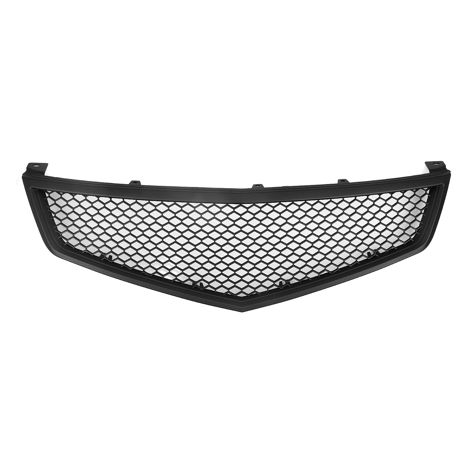 Kühlergrill für Acura TSX 2006–2008 2007, mattschwarz, ABS von AUSMILA