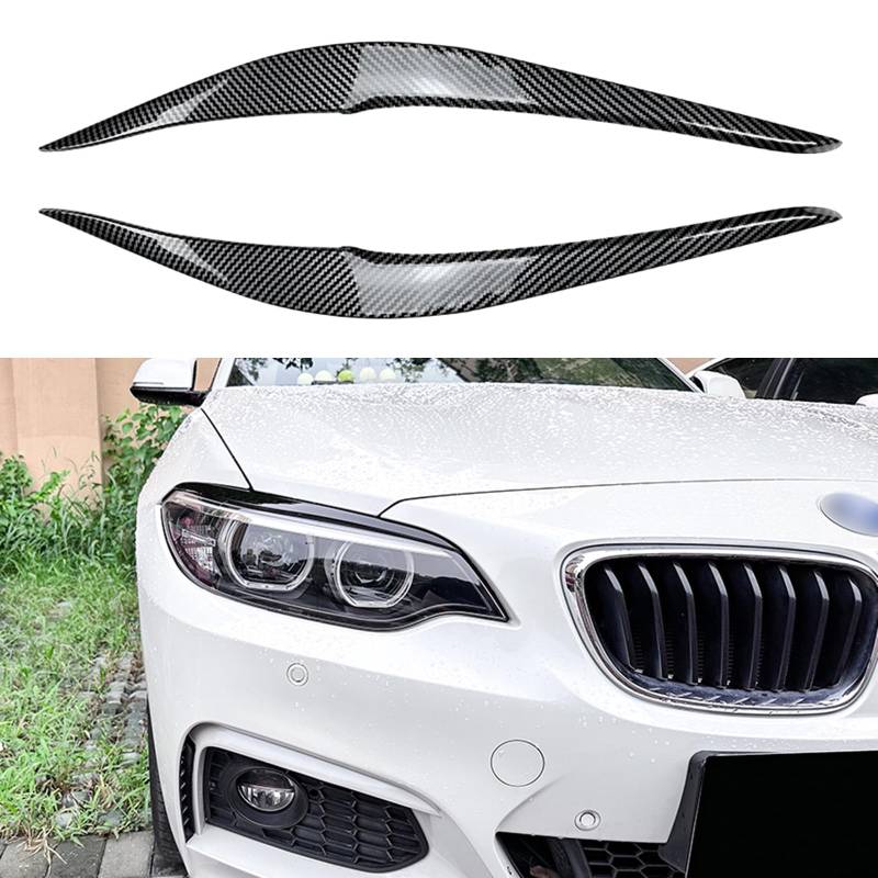 Scheinwerfer-Augenbrauen Trim für BMW 2er-Serie F22 F23 M Sport 2014-2021 von AUSMILA