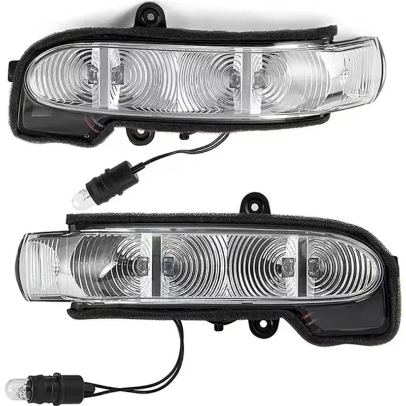 AUTEBGV Kompatibel Mit Benz Für G55 Für AMG 2003-2011 Auto Rückspiegel Blinker Licht Rückspiegel Anzeige Licht Rückspiegel Blinker Lampe von AUTEBGV