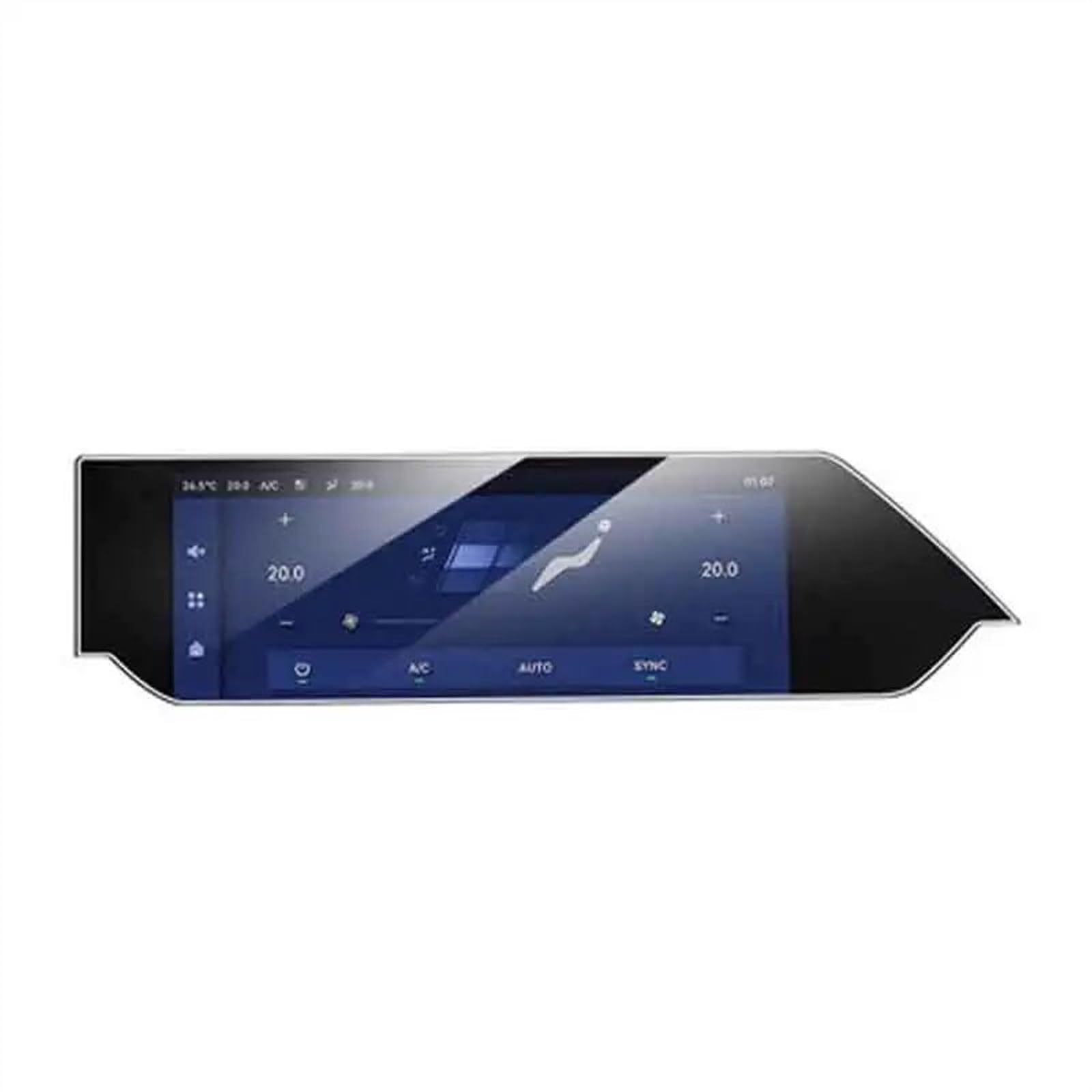 AUTEBGV Kompatibel Mit Citroen Für C5X 2021 2022 2023 Auto-GPS-Navigation LCD-Bildschirm Displayschutzfolie Aus Gehärtetem Glas GPS Navigation Schutzfolie(12 inch) von AUTEBGV