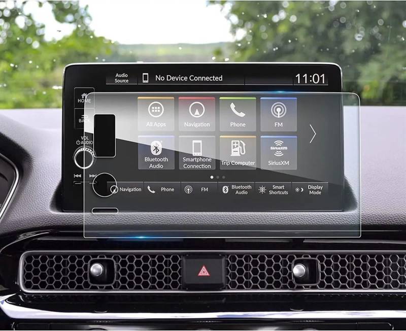 AUTEBGV Kompatibel Mit Civic 2022 9 Zoll Auto GPS Navigation LCD Bildschirm Gehärtetem Glas Displayschutzfolie GPS Navigation Schutzfolie von AUTEBGV