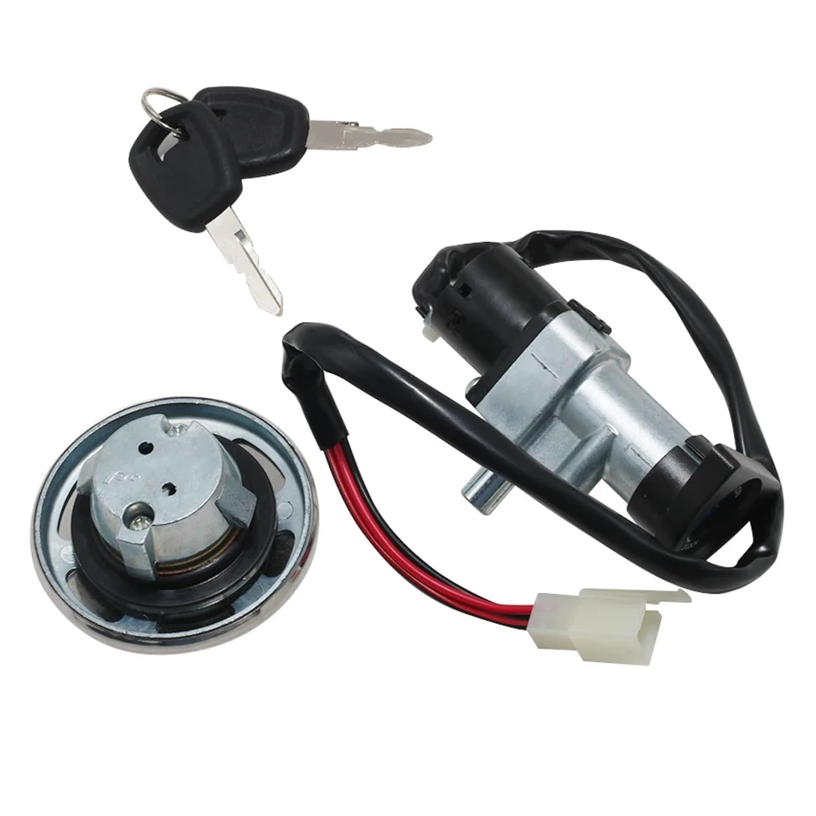 AUTEBGV Kompatibel Mit XG500 Für Street 500 2015 2016 2017 2018 2019 2020 Motorrad Zündzündung Key Switch Cap Lock Kit Zubehör 90300075 Moto Bike-Zündschloss von AUTEBGV