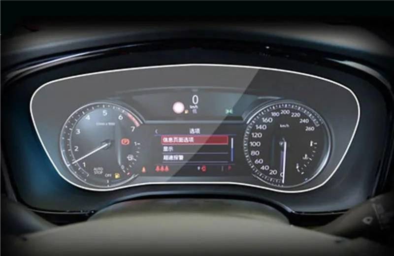 AUTEBGV Kompatibel mit Cadillac für CT6 XT6 2018 2019 2020 Auto-GPS-Navigations-Armaturenbrett, Displayschutzfolie aus gehärtetem Glas GPS Navigation Schutzfolie(XT6 Instrument) von AUTEBGV