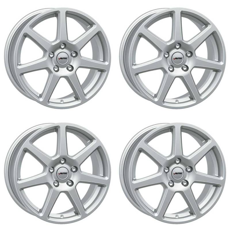 4x AUTEC Felgen Alufelgen TALLIN 6.5x15 ET38 4x100 Brillantsilber kompatibel mit Mitsubishi Colt von AUTEC